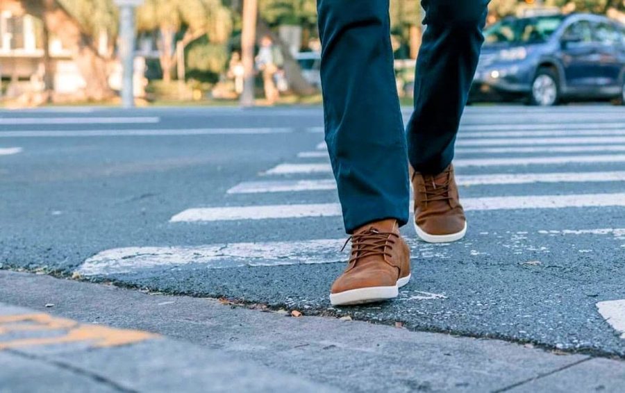 Xero Shoes Glenn out in the city