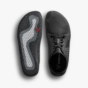 Vivobarefoot Primus Lite barefoot running shoe, upper and hexagonal sole