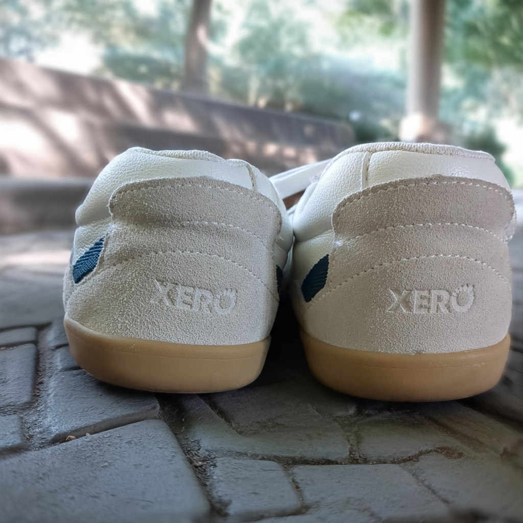 the xero shoes kelso seen from the back
