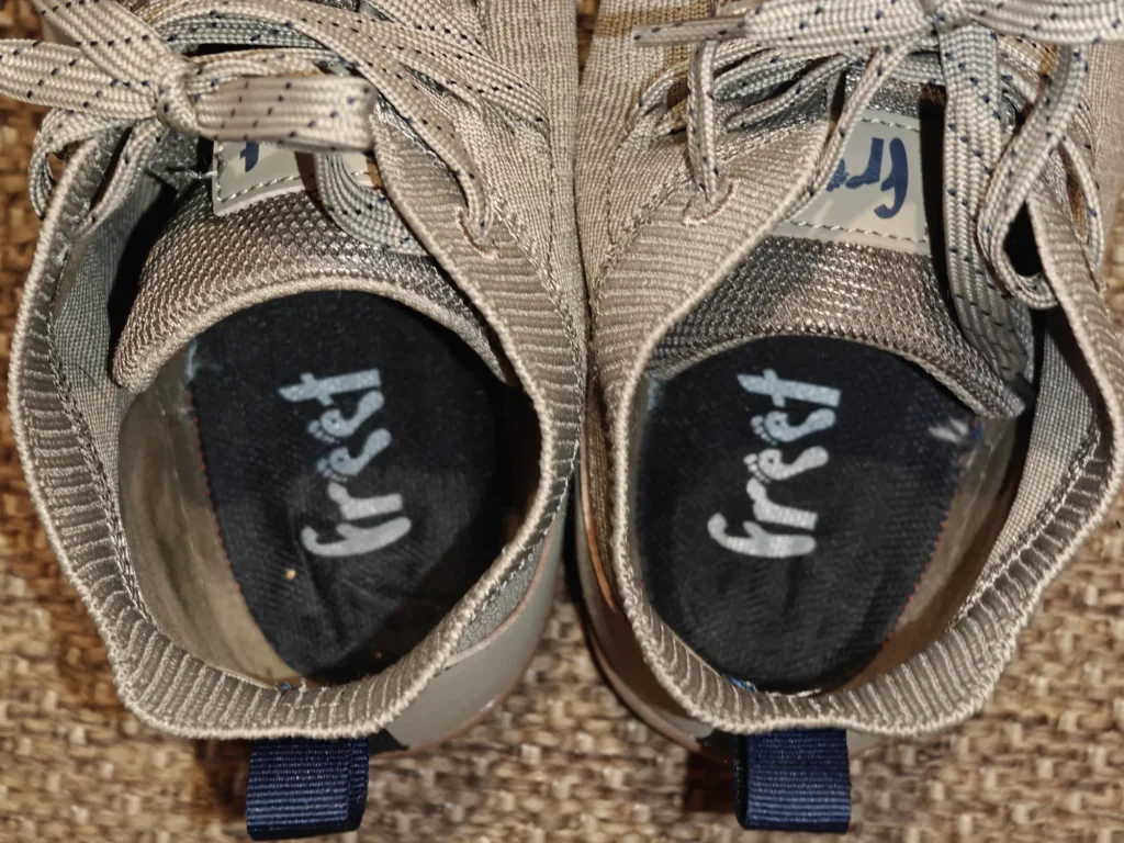 Freet Danum: Looking into both heel openings.