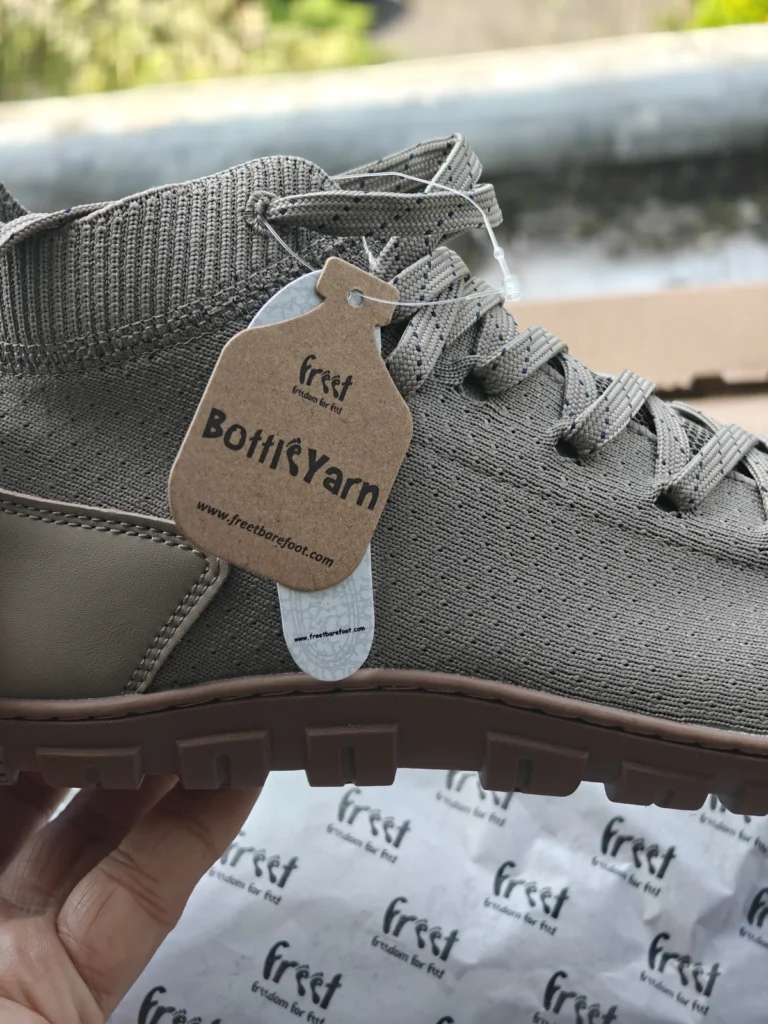 Freet Danum: The new pair with the BottleYarn tag.