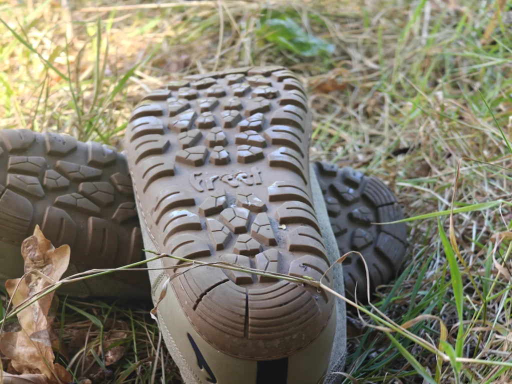 Freet Danum: The outsole lugs up close.